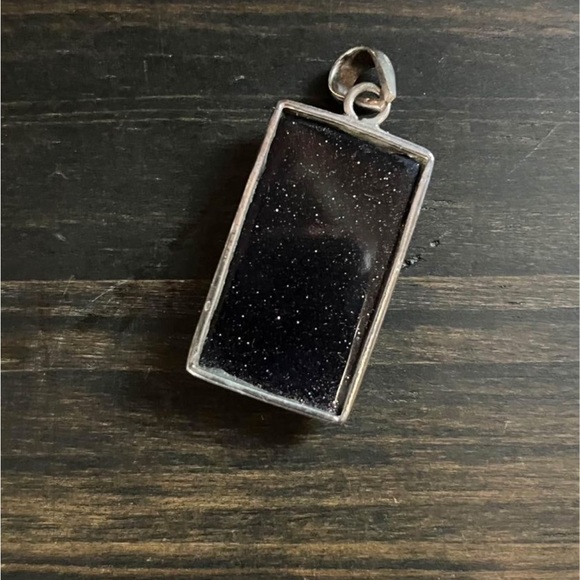 Purple Goldstone Pendant - Picture 2 of 2